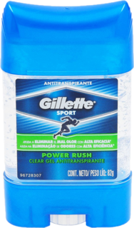 GILLETTE GEL POWER RUSH  82GR