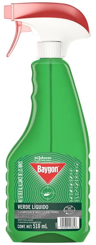 BAYGON VERDE LIQ 510ML ATOMIZA
