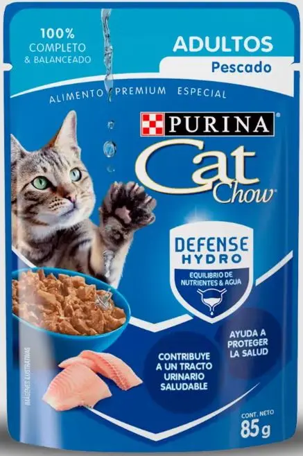 CAT CHOW  85GR ADULTO PESCADO