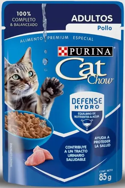 CAT CHOW  85GR ADULTO POLLO