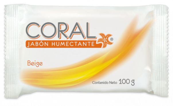 CORAL 100GR JABON BEIGE