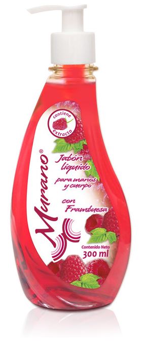 MURANO 300ML JABON FRAMBUESA