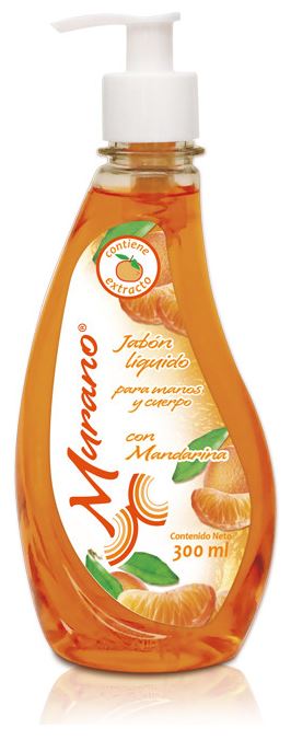 MURANO 300ML JABON MANDARINA