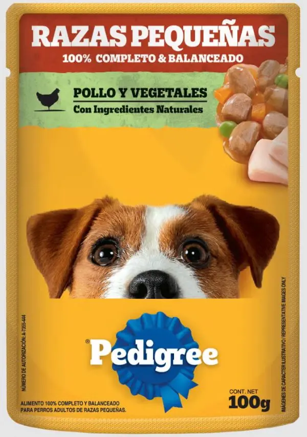 PEDIGREE SOB PEQUES VEGET 100G