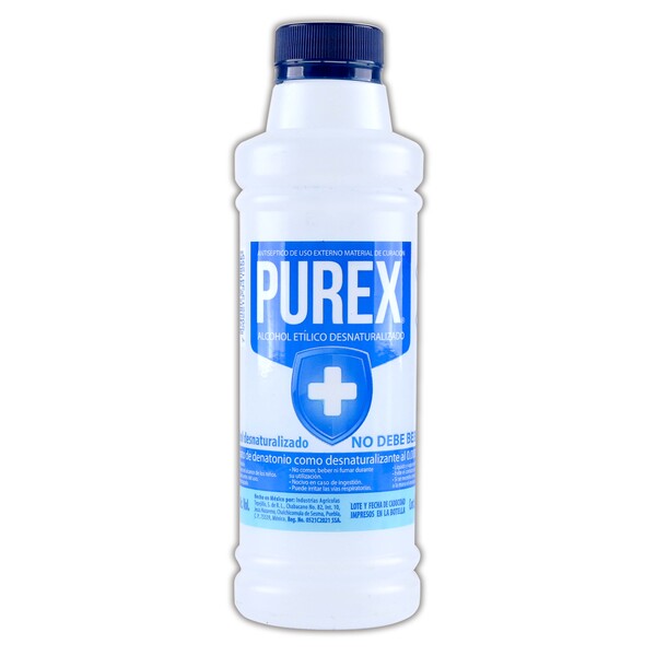 ALCOHOL PUREX AZUL  250ML