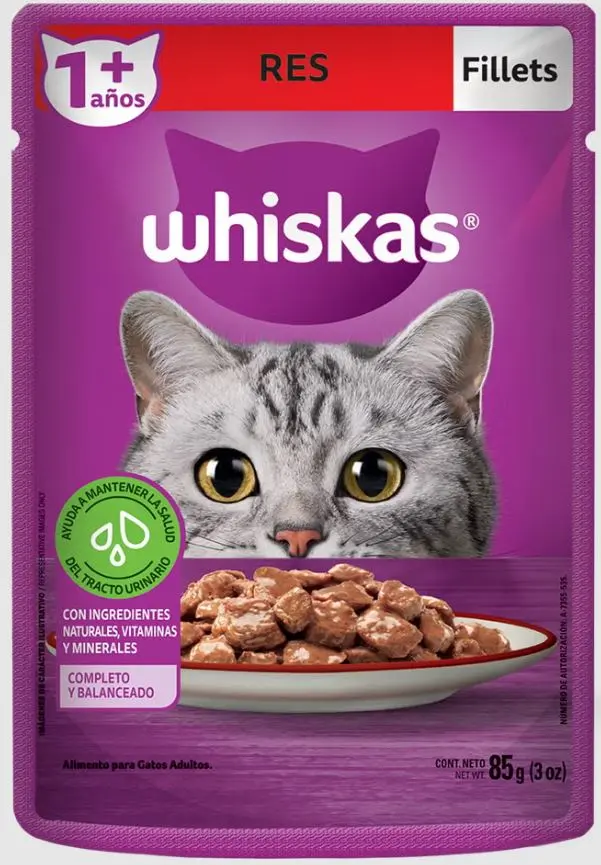 WHISKAS SOB CARNE DE RES