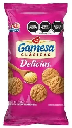 GAMESA DELICIAS BOLSA    138GR
