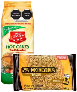 HARINA HOTCAKES 3ESTRELLAS 1KG