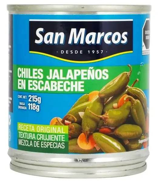 CHILES JALAPENOS  220GR SAN MA