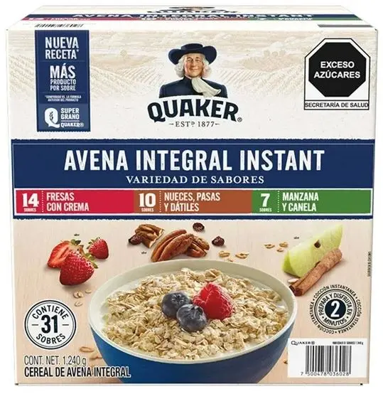 AVENA QUAKER CAJA C/31 SOBRES