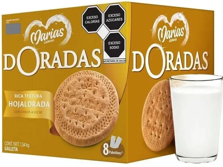 GAMESA DORADAS HOJAL CAJA C/8