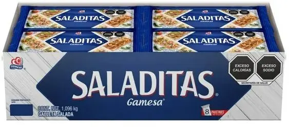 GAMESA SALADA 140GR CJA C/8