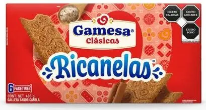 GALLETAS RICANELAS 486GR