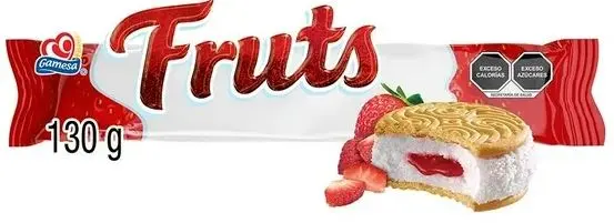 GAMESA FRUTS  FRESA      130GR