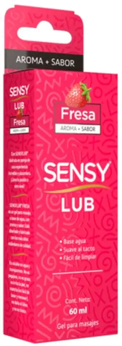 SENSY LUB FRESA         60ML