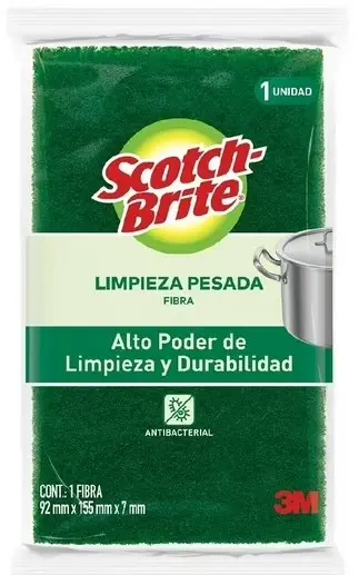FIBRA SCOTCH BASICA VERDE CHIC