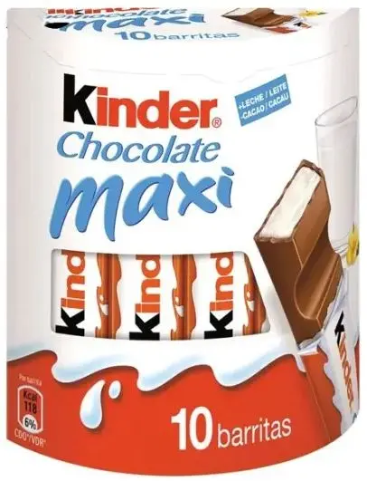 KINDER CHOCO BARRITA MAXI C/10
