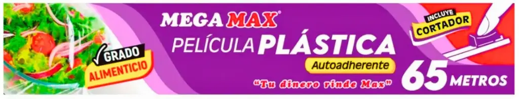 PLASTICO ADHER MEGA MAX   65M