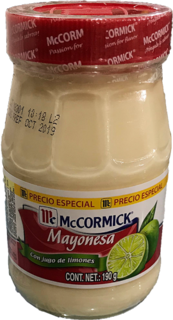 [3030191] MAYONESA MCORMIC LIM.  8 190GR