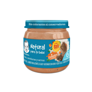 [3029050] GERBER 2 100GR VERDURAS Y ARRO