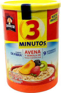 [0108100] AVENA 3 MIN CEREAL 400GR BOTE