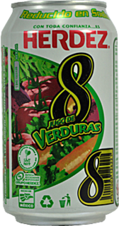 [0124046] JUGO HERDEZ V8 350ML