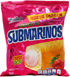 [0101084] MARINELA SUBMARINOS FRESA 105G
