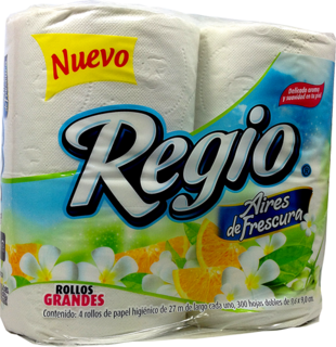 [3022147] REGIO PAPEL C/4 AIRES FRUT 300