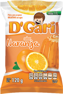 [3024650] GELA GARI 120GR AGUA NARANJA