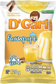[3024714] GELA GARI 120GR LECHE ROMPOPE