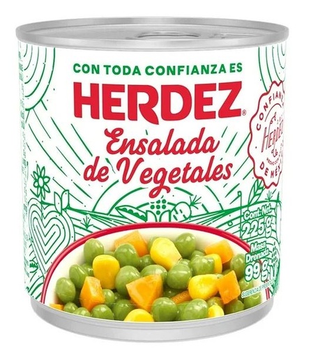 [3030327] ENSALADA DE VEGETA  225 HERDEZ
