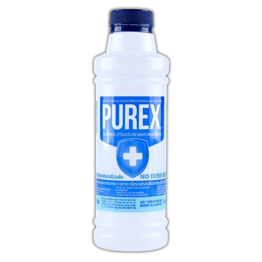 [3031059] ALCOHOL PUREX AZUL  250ML
