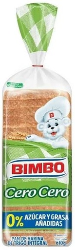 [3031063] BIMBO PAN CERO CERO %   610GR