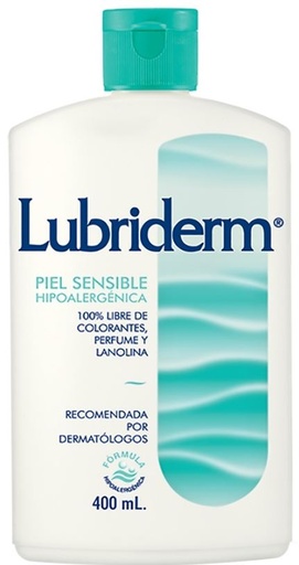 [3031105] LUBRIDERM LIQ 400ML PIEL SENSI