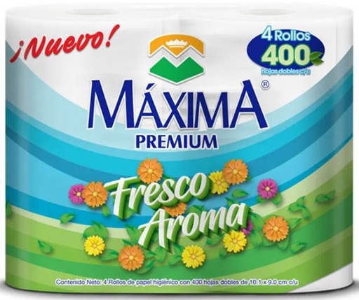 [3031108] MAXIMA PAPEL 400 4 FRESCO AROM