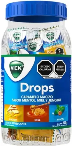 [3031628] VICK DROPS PASTILLAS C/125